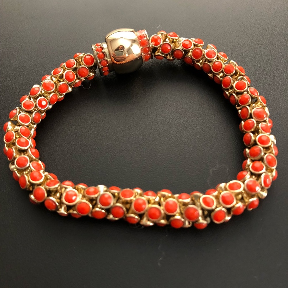 Orange Statement Bracelet